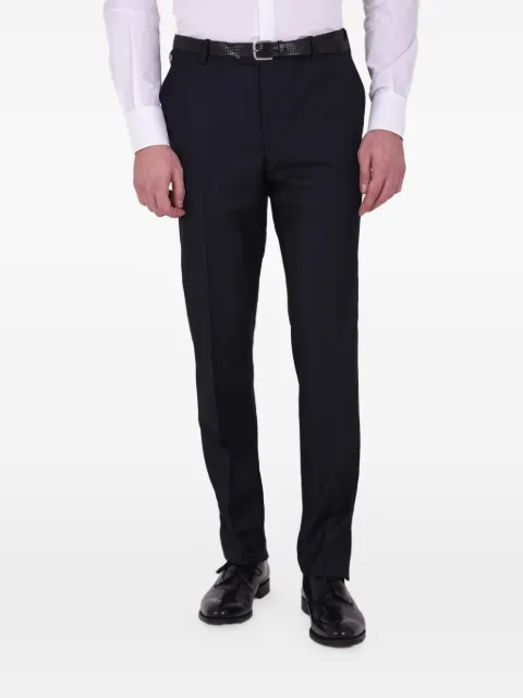 Dell'oglio pressed-crease tailored trousers Blue 3H023SS101