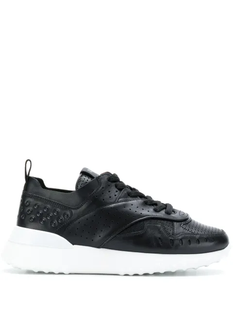 Tod's panelled lace-up sneakers Black XXW80A0W590JUS
