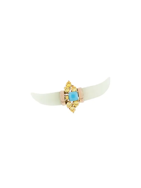 Iosselliani Elegua single horn earring Metallic O72018SS