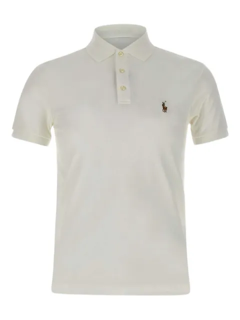 Polo Ralph Lauren Polo Pony-embroidered polo shirt White 710685514001