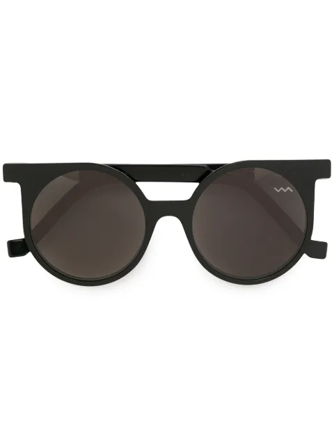 VAVA Eyewear round frame sunglasses Black WL0001