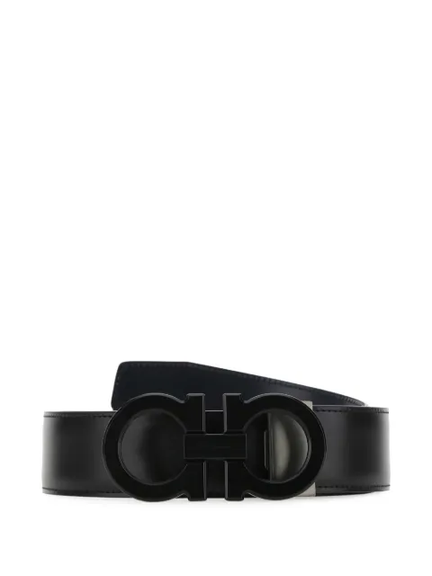Ferragamo reversible and adjustable Gancini belt Black 688772