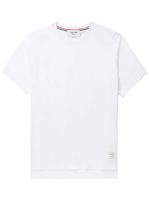 Thom Browne side-slit relaxed T-shirt White MJS067A00042