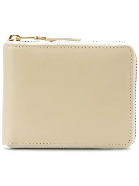 Comme Des Garçons Wallet classic zip around wallet Neutrals SA7100