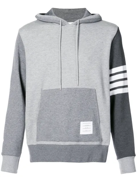 Thom Browne 4-Bar Tonal Fun-Mix Hoodie Grey MJT074F00535