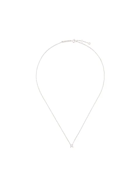 Delfina Delettrez Dots Solitaire diamond necklace Metallic NTL3005B