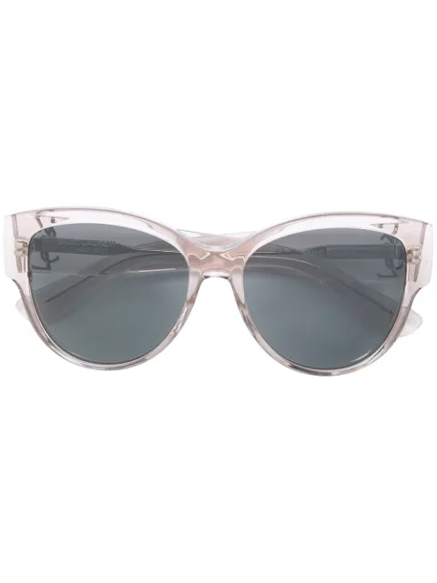 Saint Laurent Eyewear Saint Laurent Eyeglasses Square Full Rim, Burgundy Frame and Clear Demo Lens Lens SLM33006 Neutrals SLM3