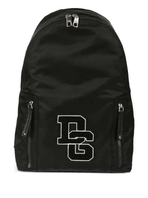 Dolce & Gabbana logo-print-detail backpack Black BM482AAN691