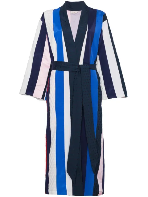 Natasha Zinko Striped midi robe Multicolour R841333
