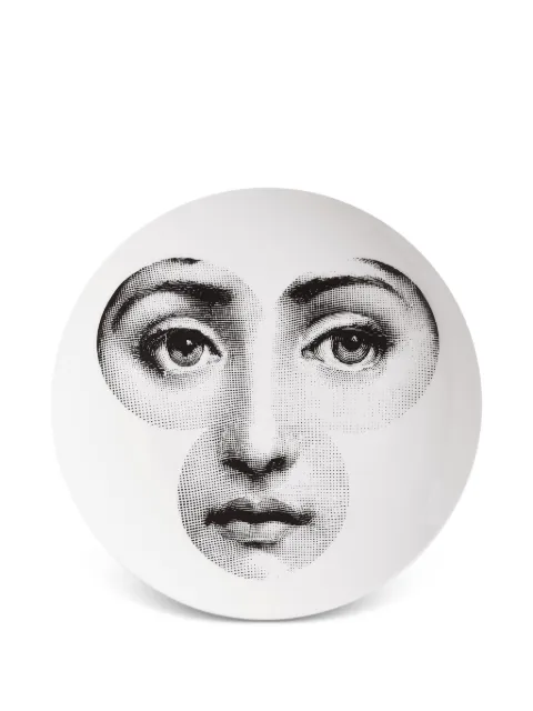 Fornasetti Tema e Variazioni N. 71 wall plate White PTV071X