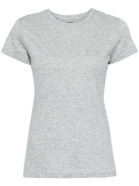Vince mélange-effect cotton T-shirt Grey VR59183107