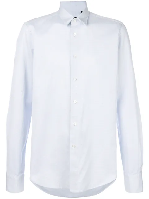 Dell'oglio classic long sleeved shirt Blue BAJC59F7GC05