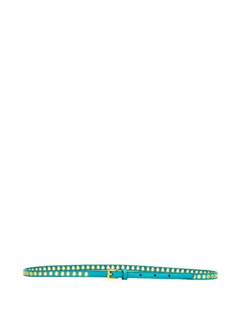 Prada skinny eyelet belt Blue 1JC1292ERF
