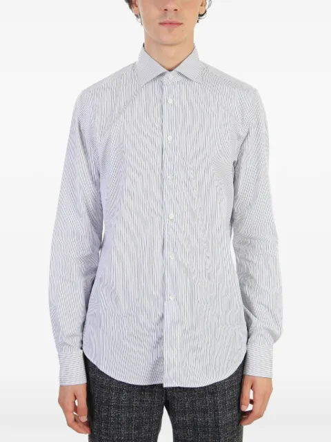 Dell'oglio fine-stripe shirt White BAI47F7GC01