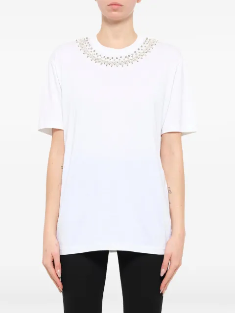 Givenchy embellished-collar T-shirt White BW700D3Z0G