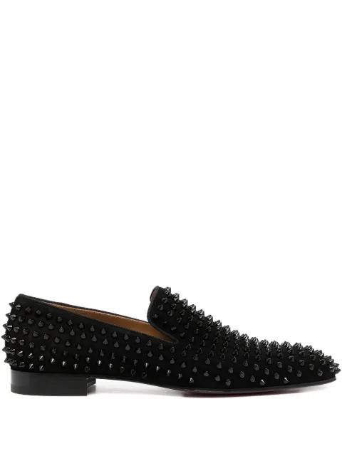 Christian Louboutin spiked leather loafers Black 3150438CM53