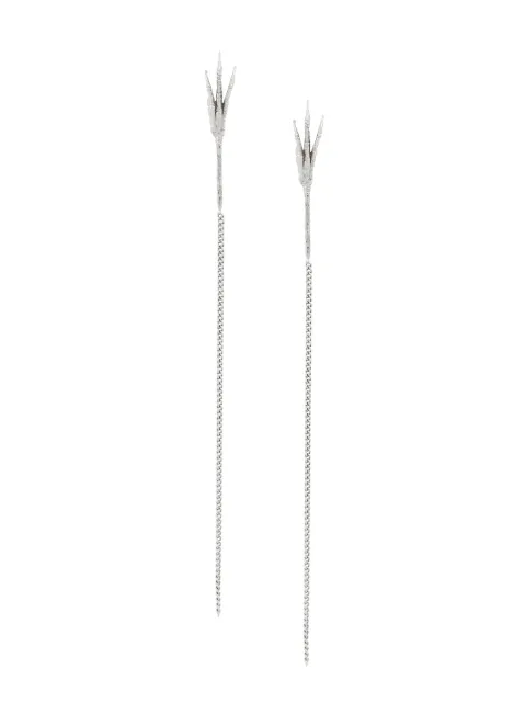 Wouters & Hendrix Gold 18kt gold Crows's Claw long earrings Metallic O1S15WGPAIR