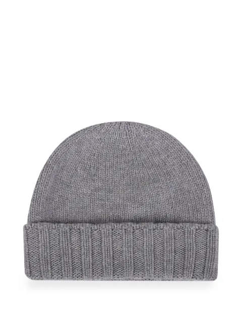 Drumohr cashmere beanie hat Grey D1K750