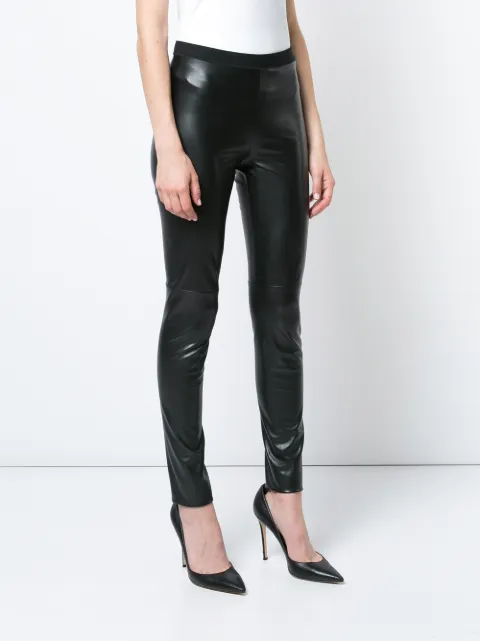 MARCCAIN high-waist leggings Black E8405J78