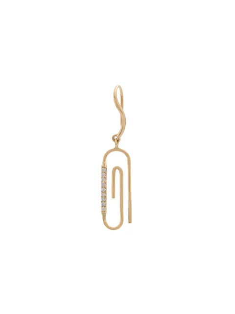 Aurelie Bidermann 18kt gold Paper Clip earring Metallic TROBO01UGV12