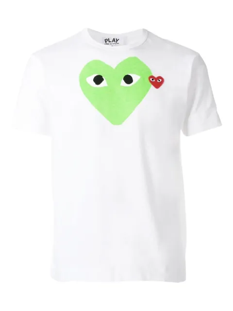Comme Des Garçons Play graphic print T-shirt White P1T106