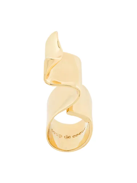 Coup De Coeur Wave ring Gold GOLDWAVERING