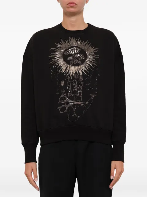 Alexander McQueen embroidered sweatshirt Black 493302QJZ40
