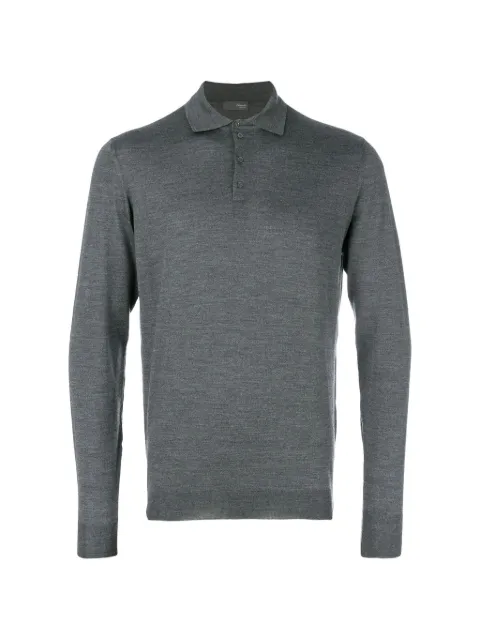 Drumohr button-fastening polo shirt Grey D0D145