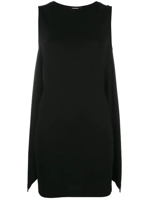 DSQUARED2 fitted cape style dress Black S75CU0664S23180