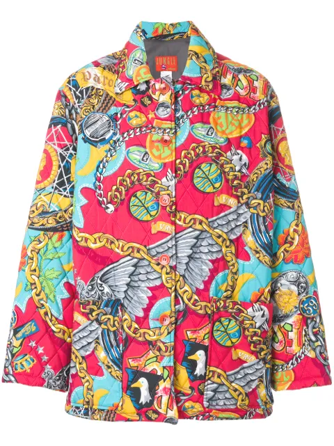 Kenzo Pre-Owned 1980s Jungle Kenzo padded coat Red KEN090A
