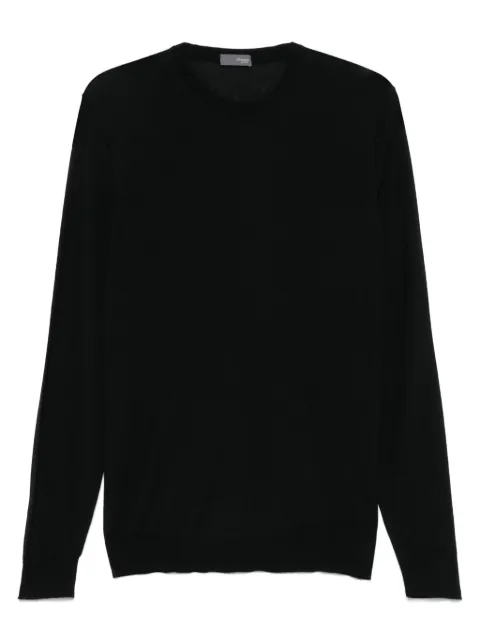 Drumohr fine-knit sweater Black D0D103690