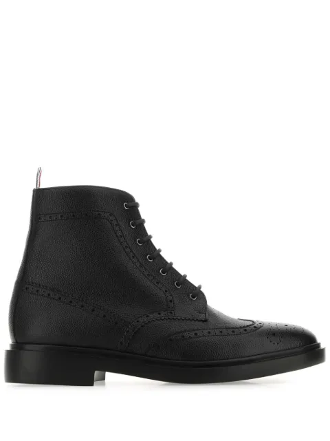 Thom Browne Wingtip Brogue boots Black MFR016M00198