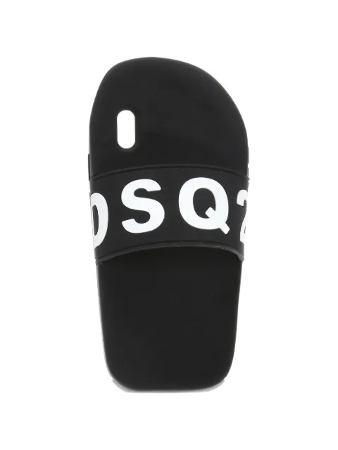 DSQUARED2 slipper iPhone 6/7 Plus case Black ITM000433700001