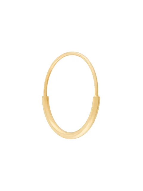Maria Black Delicate Hoop 18 earring Metallic 100541