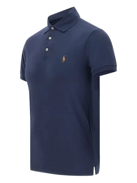 Polo Ralph Lauren logo-embroidered cotton polo shirt Blue 710685514003