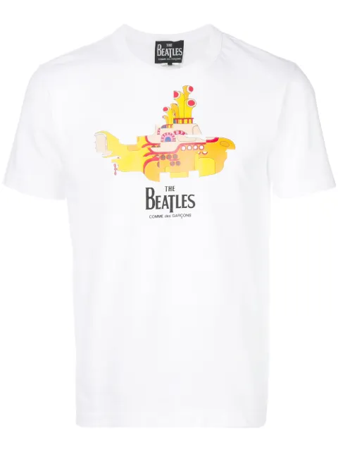 Comme Des Garçons The Beatles print T-shirt White VFT004
