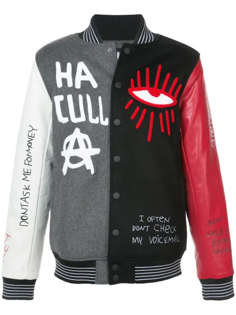 Haculla Skribble varsity jacket Multicolour HA08AGX05