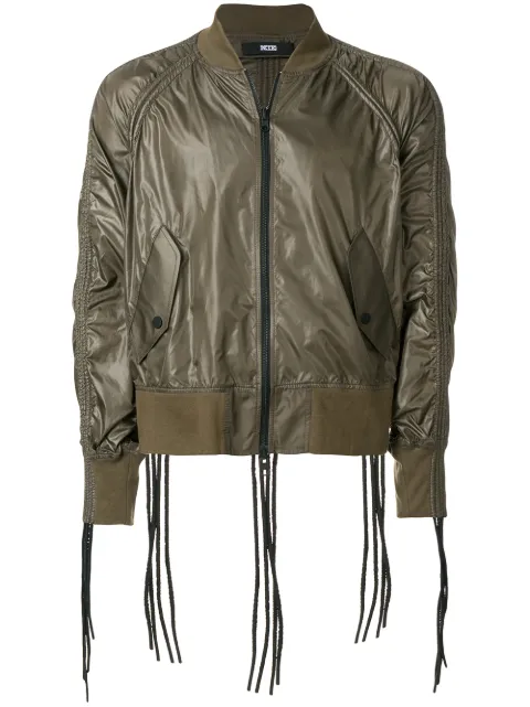 KTZ corded bomber jacket Green SS18JK37B