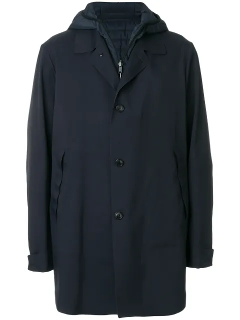 Liska single breasted jacket with padded vest piece Blue 841886001720