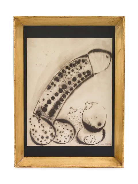 Fornasetti erotic painting Gold DERO056