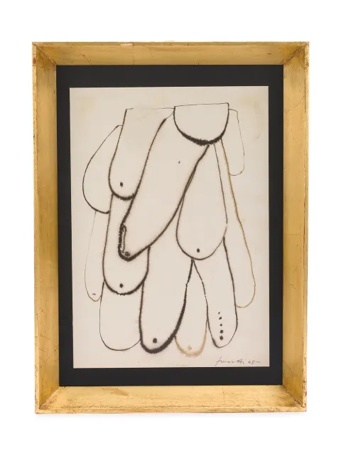 Fornasetti Erotic painting Gold DERO065