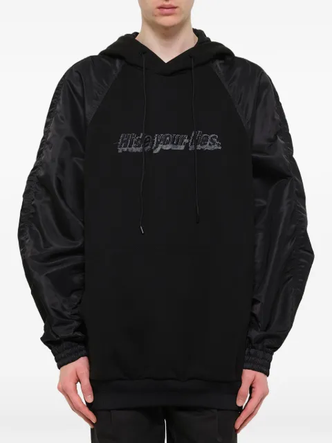 Juun.J Hide Your Lies hoodie Black JC7X41P025
