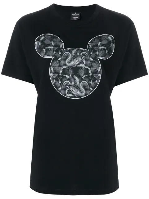 COUNTY OF MILAN Mickey Mouse T-shirt Black CWAA016R180470771088