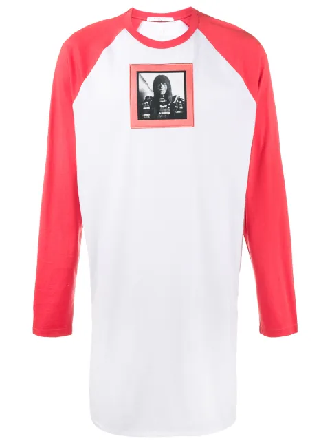 Givenchy oversized baseball T-shirt Red 17W7269651
