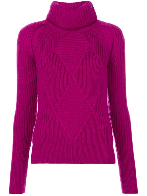 Kenzo roll neck sweater Pink F762TO431836