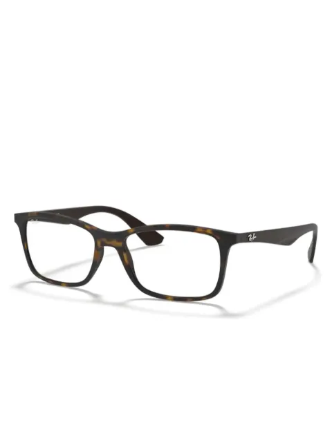 Ray-Ban rectangle glasses Brown RB7047