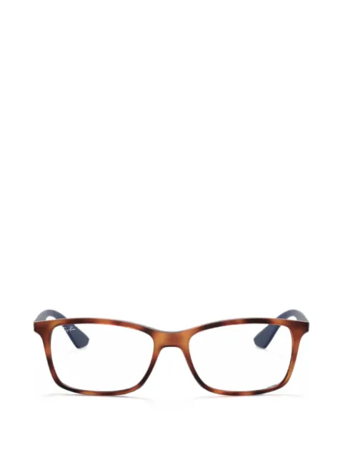 Ray-Ban rectangle glasses Brown RB7047
