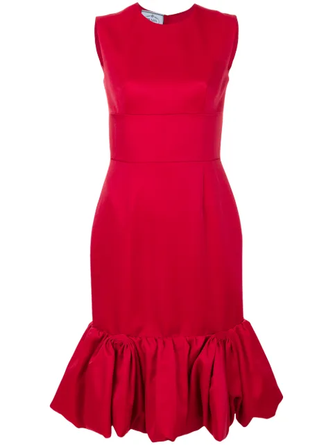Prada flared dress Red P35M7G1PLUS172