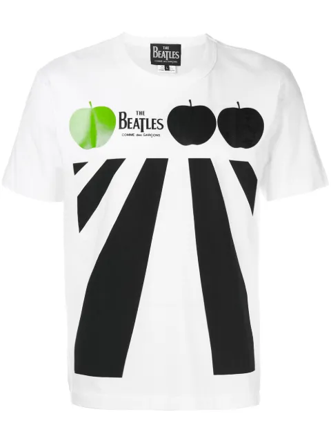 Comme Des Garçons graphic print T-shirt White VET002