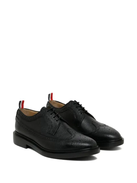 Thom Browne pebble-grain longwing brogues Black MFD002H00198